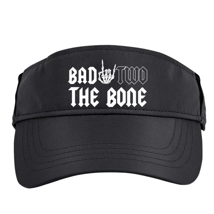 2nd Birthday Bad Two The Bone Party Adult Drive Performance Visor