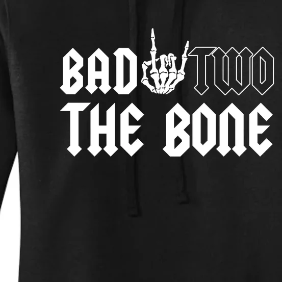 2nd Birthday Bad Two The Bone Party Women's Pullover Hoodie