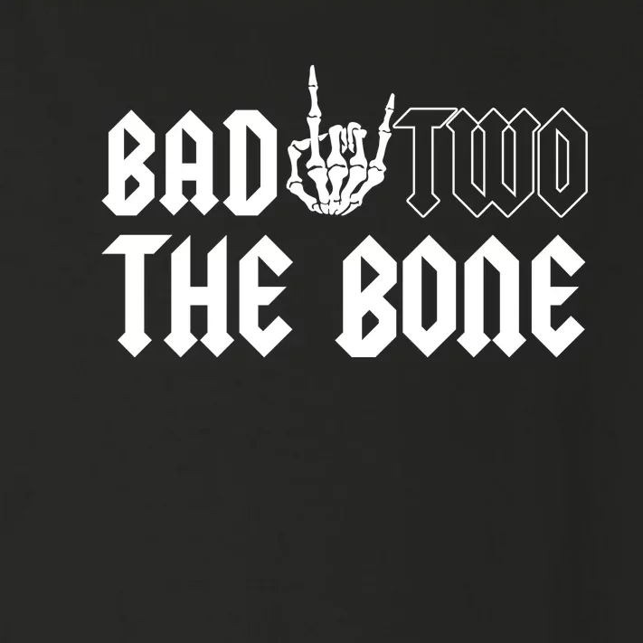 2nd Birthday Bad Two The Bone Party Toddler Long Sleeve Shirt