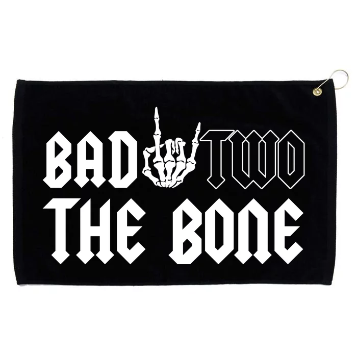 2nd Birthday Bad Two The Bone Party Grommeted Golf Towel