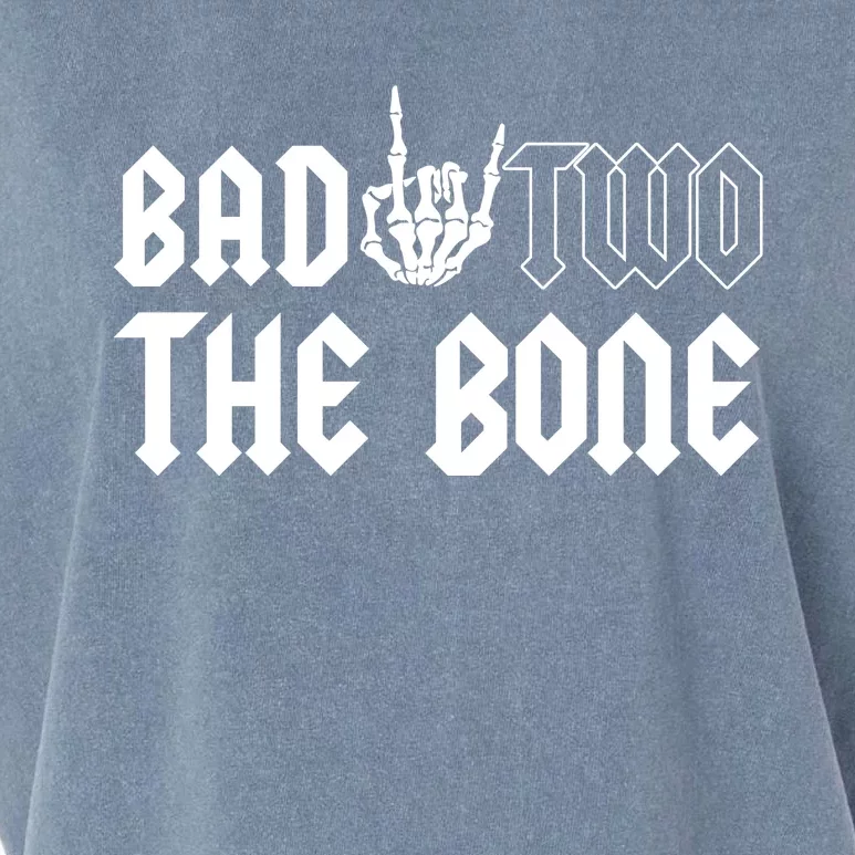 2nd Birthday Bad Two The Bone Party Garment-Dyed Women's Muscle Tee