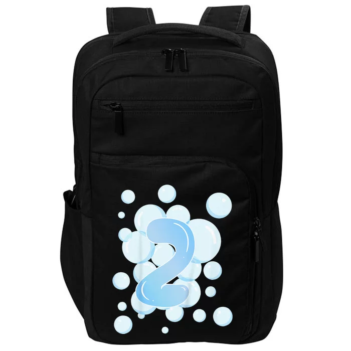 2nd Birthday Bubble Themed Birthday Party Impact Tech Backpack