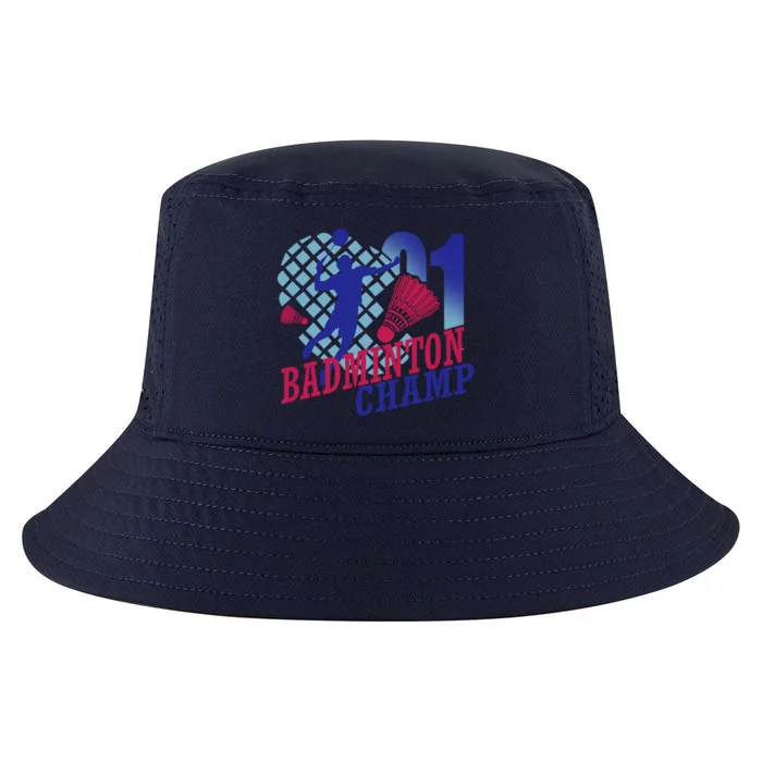 21 Badminton Champ Gift Cool Comfort Performance Bucket Hat