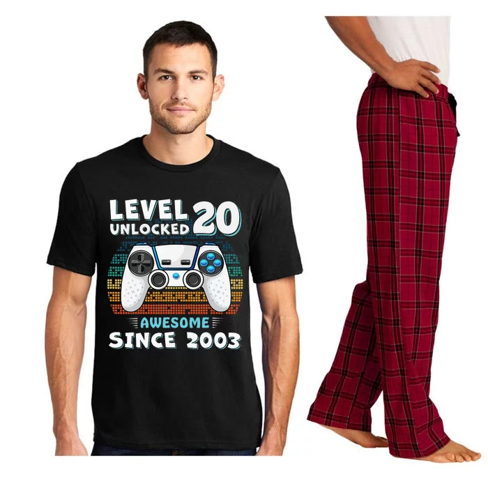 20 Birthday Decorations Gamer Men Video 2003 20th Birthday Pajama Set