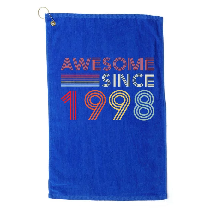 25 Birthday Decorations  Wo 1998 BDay 25th Birthday Platinum Collection Golf Towel