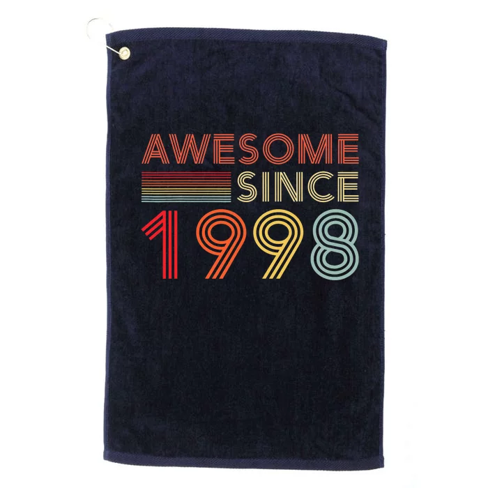 25 Birthday Decorations 1998 BDay 25th Birthday Platinum Collection Golf Towel