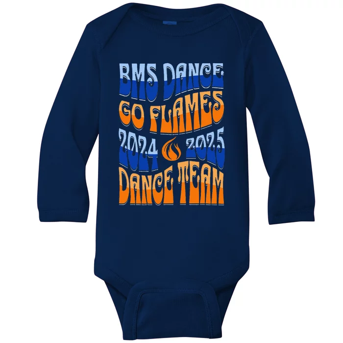 20242025 Bms Dance Team Baby Long Sleeve Bodysuit