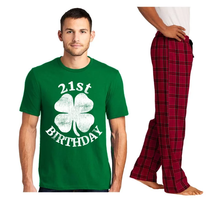 21st Birthday Funny St. Patricks Day Party Beer Gift Pajama Set