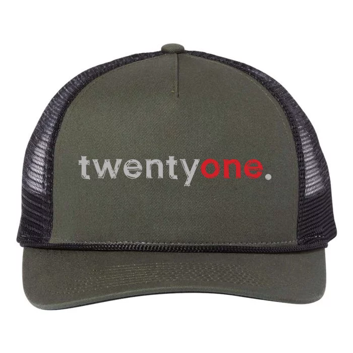 21st Birthday Gift Ideas For Him Retro Rope Trucker Hat Cap