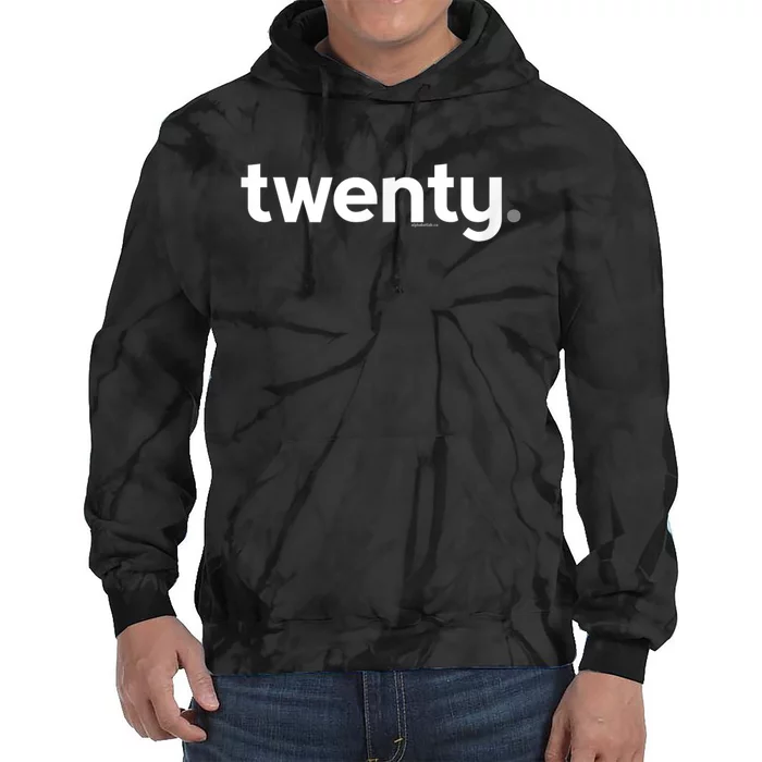 20th Birthday Gift Ideas for Him m.e.n | Design Twenty Tie Dye Hoodie