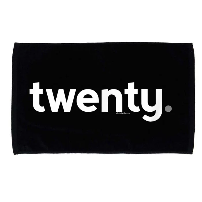 20th Birthday Gift Ideas for Him m.e.n | Design Twenty Microfiber Hand Towel