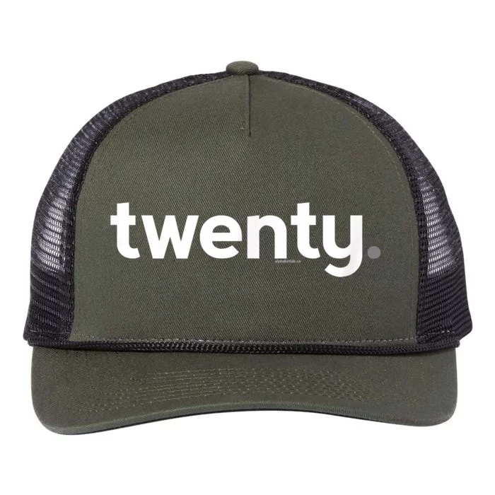 20th Birthday Gift Ideas for Him m.e.n | Design Twenty Retro Rope Trucker Hat Cap