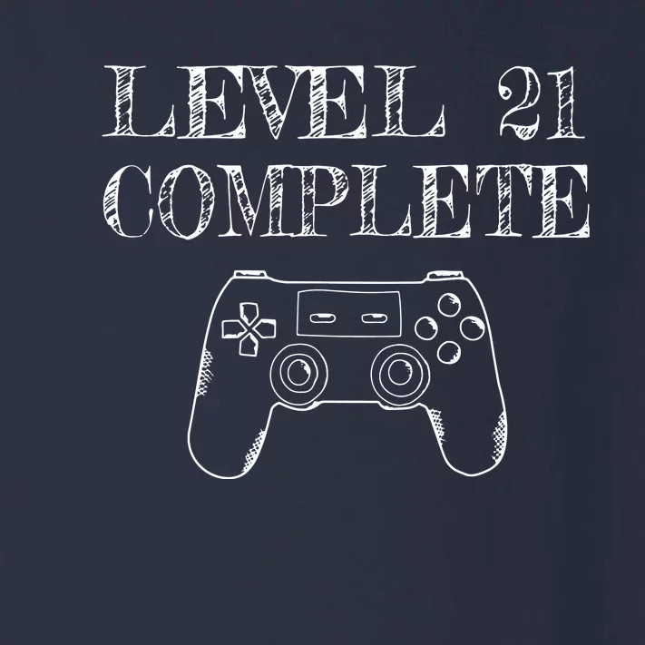 21st Birthday Gaming Level 21 Complete Toddler Long Sleeve Shirt