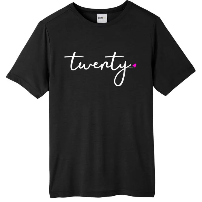 20th Birthday Gift Ideas for Her Wo | Twenty Party ChromaSoft Performance T-Shirt