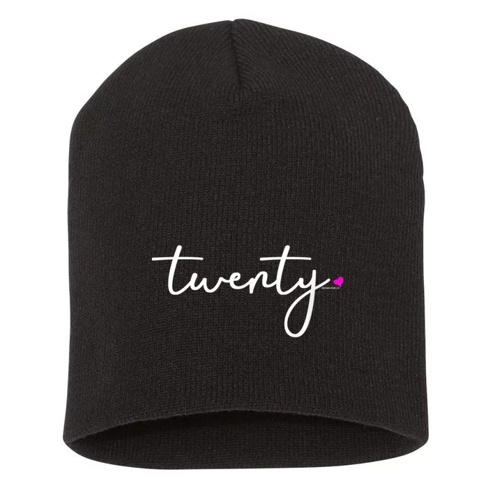 20th Birthday Gift Ideas for Her Wo | Twenty Party Short Acrylic Beanie