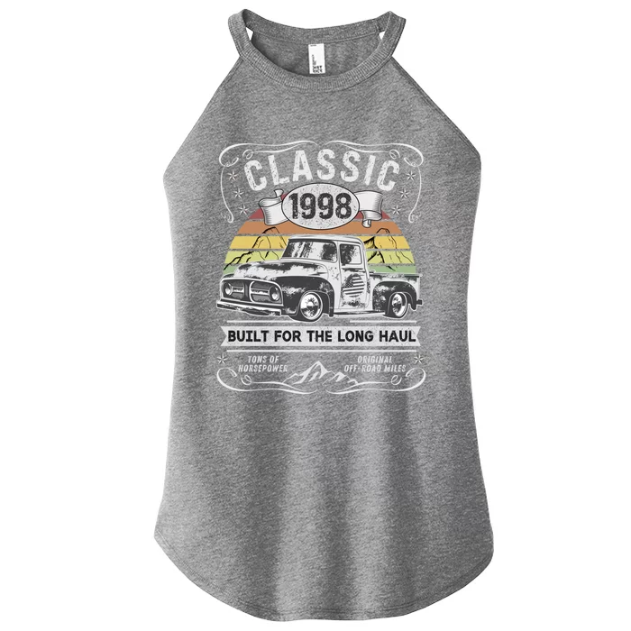 25th Birthday Gift Pickup Truck Born 1998 Cute Gift Women’s Perfect Tri Rocker Tank