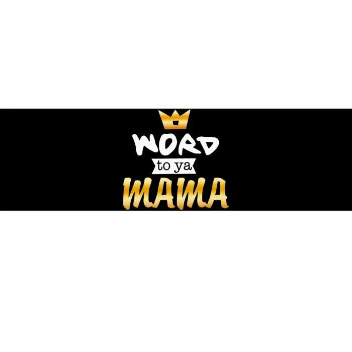 2nd Birthday Hip Hop Word To Your Mama Two Legit To Quit Bumper Sticker