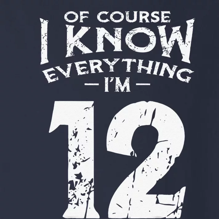 2th Birthday I Know Everything I´m 12 Years Old Toddler Long Sleeve Shirt