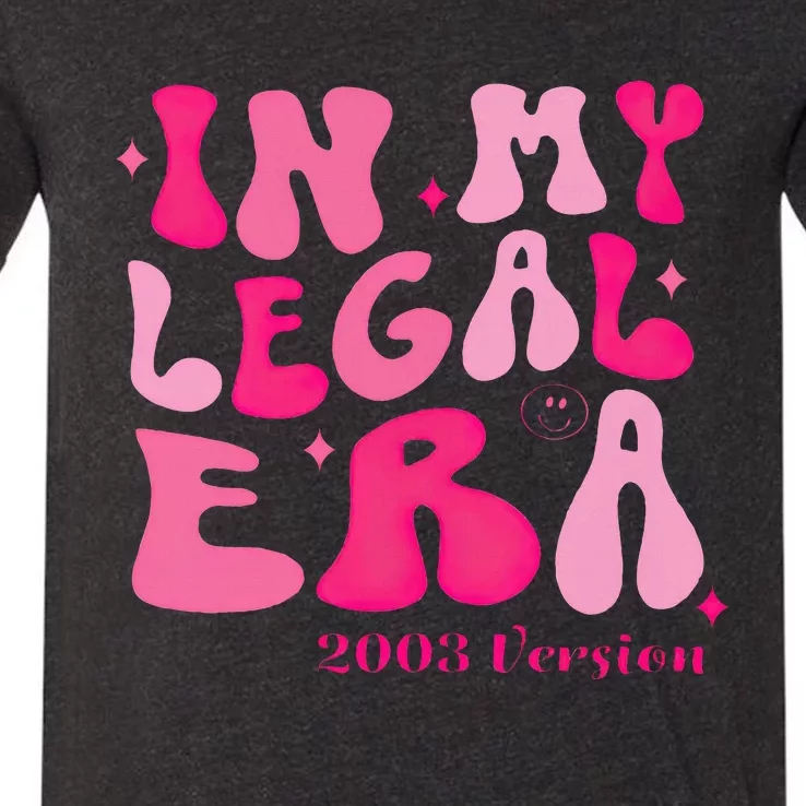 21st Birthday In My Legal Era Turning 21 Birthday Party V-Neck T-Shirt