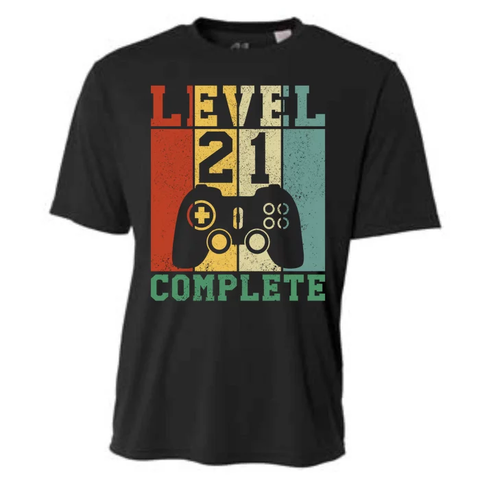 21 Birthday Level 21 Complete Meaningful Gift Cooling Performance Crew T-Shirt