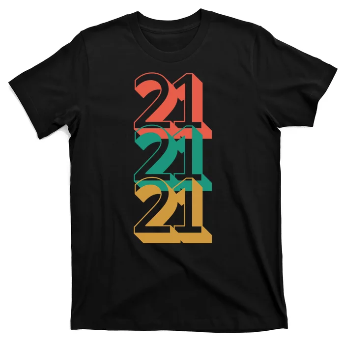 21st Birthday Retro T-Shirt