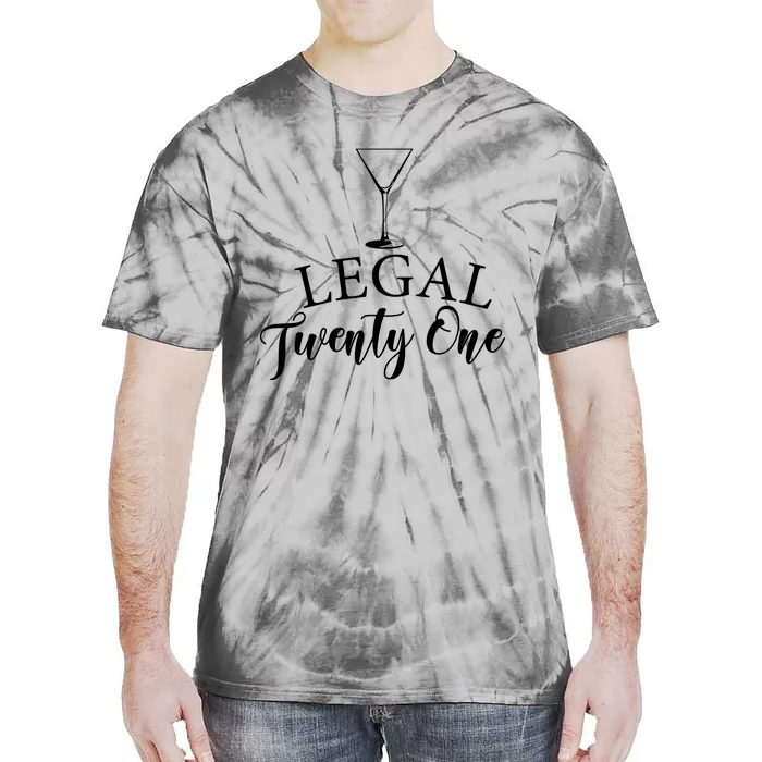 21st Birthday Squad Celebration Graphic Tie-Dye T-Shirt