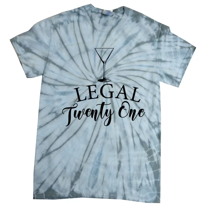 21st Birthday Squad Celebration Graphic Tie-Dye T-Shirt