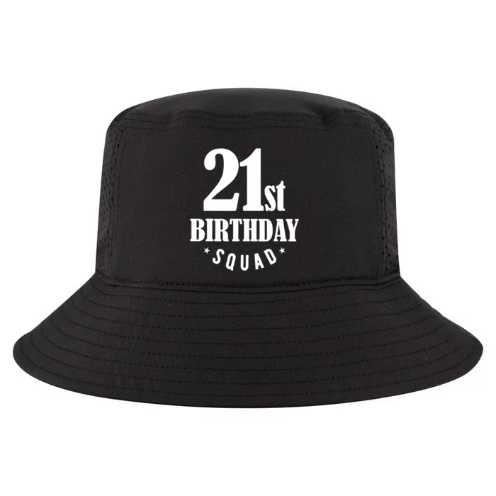 21st Birthday Squad Cool Comfort Performance Bucket Hat