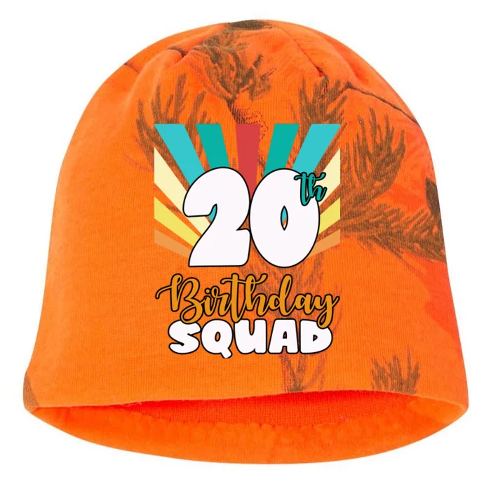 20th Birthday Squad 20 Years Old Kati - Camo Knit Beanie