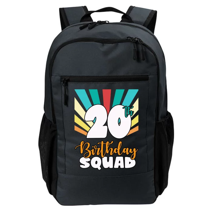 20th Birthday Squad 20 Years Old Daily Commute Backpack