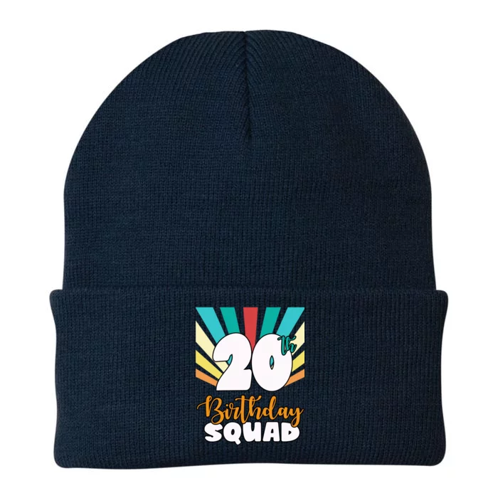 20th Birthday Squad 20 Years Old Knit Cap Winter Beanie