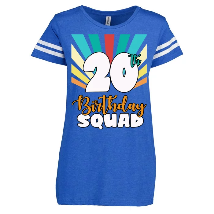 20th Birthday Squad 20 Years Old Enza Ladies Jersey Football T-Shirt