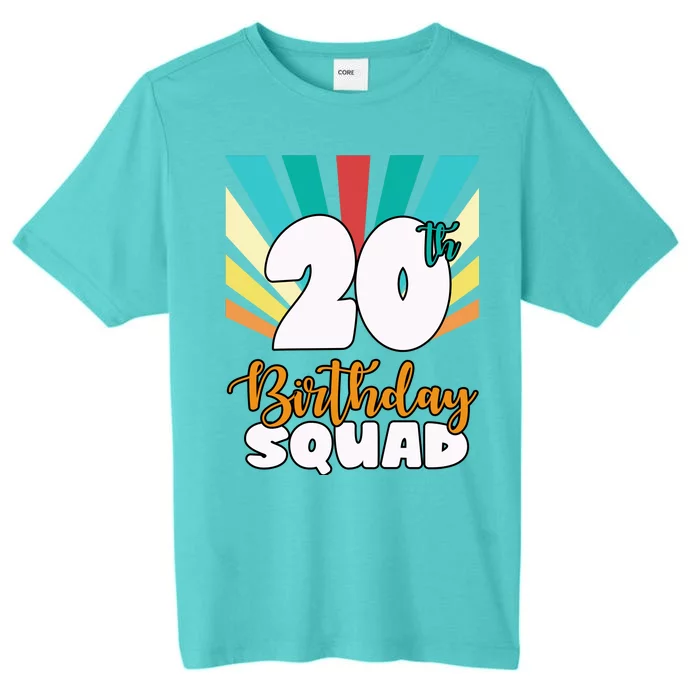 20th Birthday Squad 20 Years Old ChromaSoft Performance T-Shirt