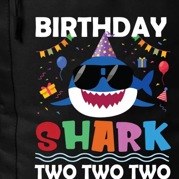 2nd Birthday Shark Matching Party Gifts For Daily Commute Backpack