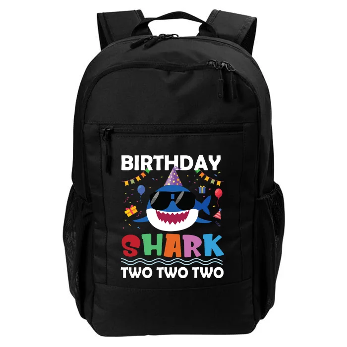 2nd Birthday Shark Matching Party Gifts For Daily Commute Backpack