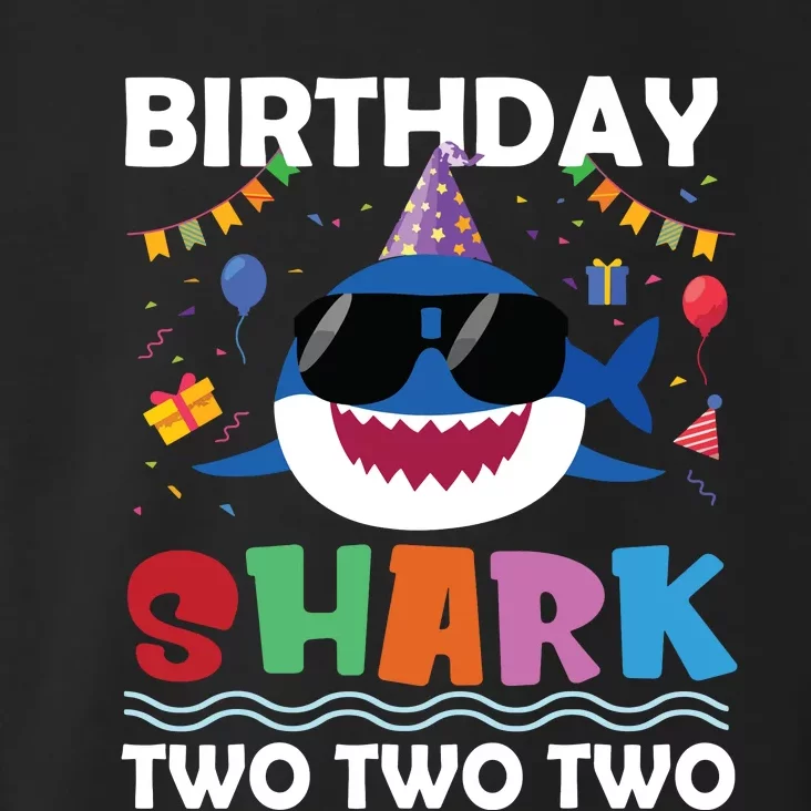 2nd Birthday Shark Matching Party Gifts For Toddler Hoodie