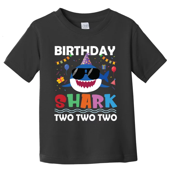 2nd Birthday Shark Matching Party Gifts For Toddler T-Shirt