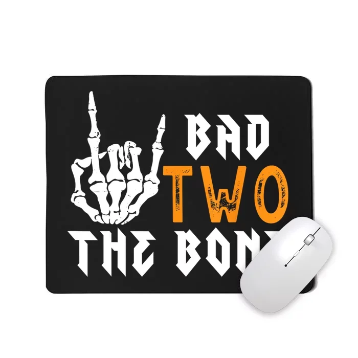 2nd Bad Two The Bone Bad Two The Bone Birthday 2 Years Old Mousepad