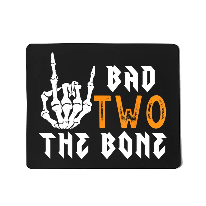 2nd Bad Two The Bone Bad Two The Bone Birthday 2 Years Old Mousepad