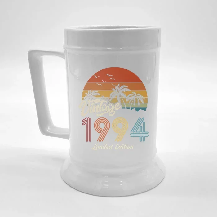 29th Birthday Vintage Limited Edition 1994 Front & Back Beer Stein