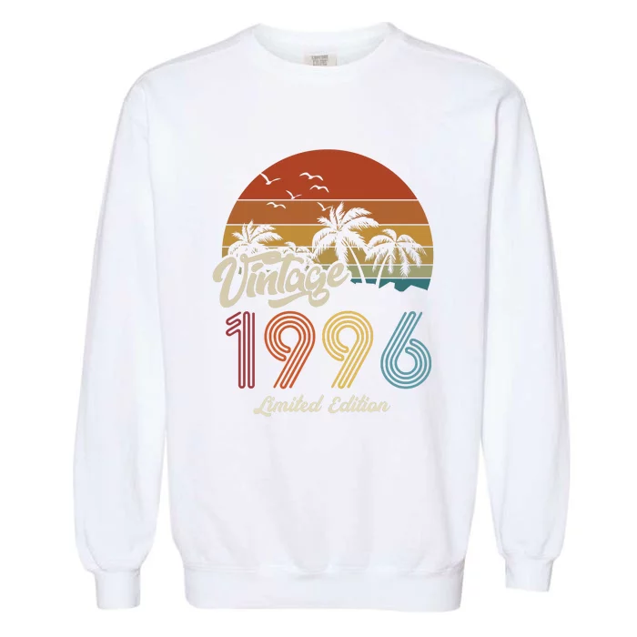 27th Birthday Vintage Limited Edition 1996 Garment-Dyed Sweatshirt