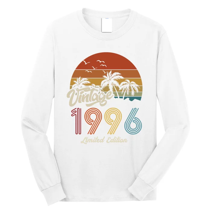 27th Birthday Vintage Limited Edition 1996 Long Sleeve Shirt