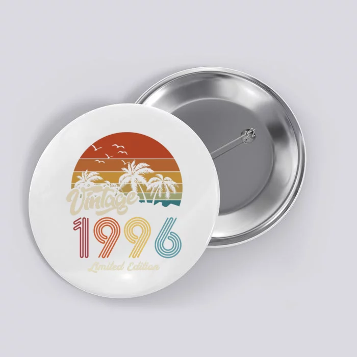 27th Birthday Vintage Limited Edition 1996 Button