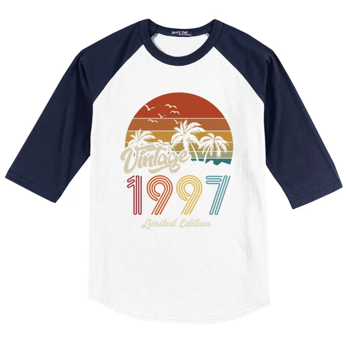 26th Birthday Vintage Limited Edition 1997 Baseball Sleeve Shirt