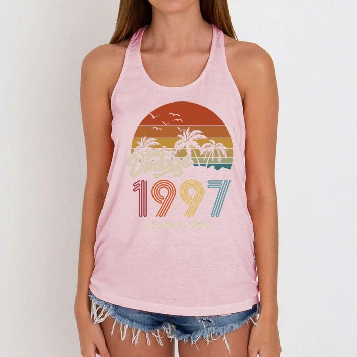 26th Birthday Vintage Limited Edition 1997 Women's Knotted Racerback Tank