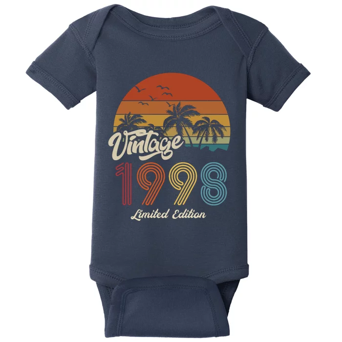 25th Birthday Vintage Limited Edition 1998 Baby Bodysuit