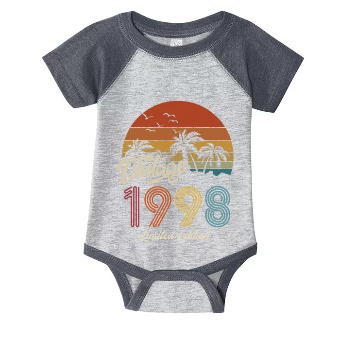 25th Birthday Vintage Limited Edition 1998 Infant Baby Jersey Bodysuit