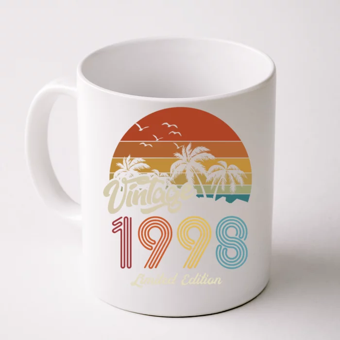 25th Birthday Vintage Limited Edition 1998 Front & Back Coffee Mug