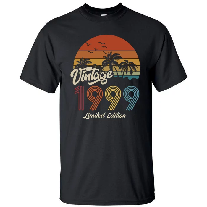 24th Birthday Vintage Limited Edition 1999 Tall T-Shirt