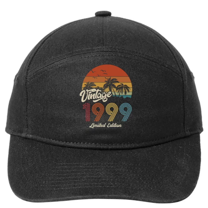 24th Birthday Vintage Limited Edition 1999 7-Panel Snapback Hat